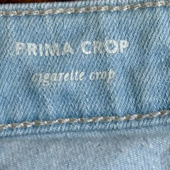 AG Jeans Prima Cigarette Crop Size 28 Light Blue - Picture 5 of 8